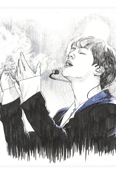 Universal Κιμ Σεοκτζίν Ξύλινη Αφίσα Ζωγραφικής Διακοσμητική Κωδικός4500