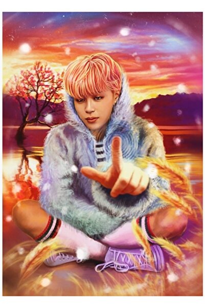 Universal Pictură de primăvară Jimin, poster decorativ din lemn, Cod3293