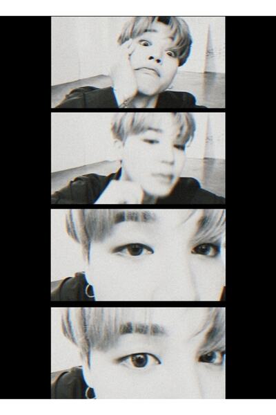 Universal Jimin Rolling Stone Αισθητικός πίνακας ζωγραφικής Ξύλινη αφίσα Διακ...