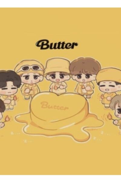 Universal Poster decorativ din lemn Butter Tablo Cod5283