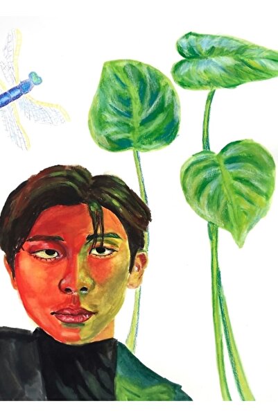 Universal Διακοσμητική Ξύλινη Αφίσα Τραπεζιού Namjoon Κωδικός5485