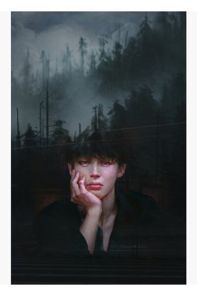 Universal Poster decorativ din lemn reflectorizant Jimin (ver 2) Cod1936