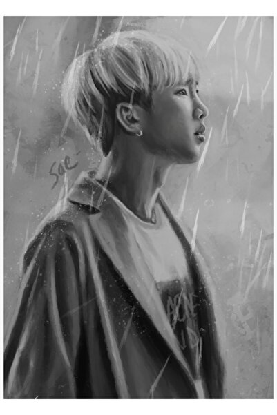 Universal Pictură Namjoon Yağmuru Poster decorativ din lemn Cod3543