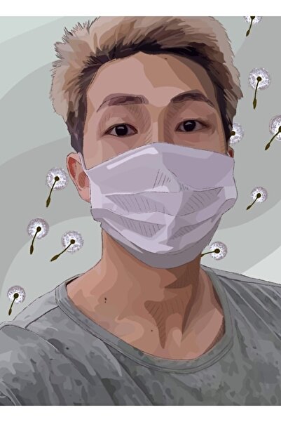 Universal Poster decorativ din lemn Karahindiba Namjoon Kod2756