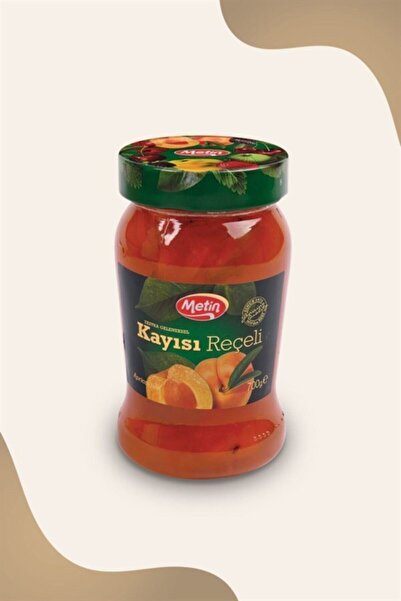 METIN Extra Geleneksel Kayısı Reçeli 700 Gr Cam Kavanoz