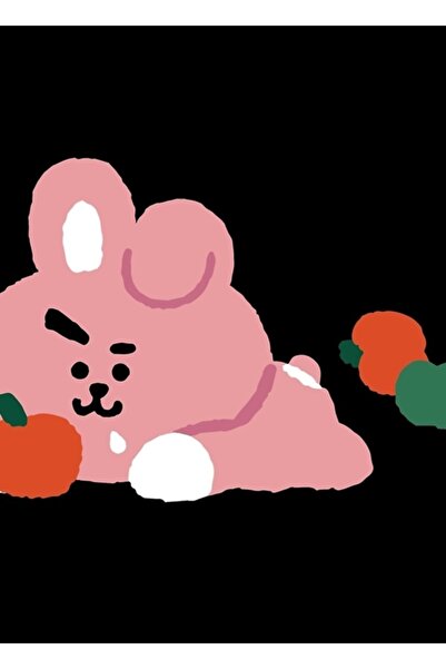 Universal Διακοσμητική Ξύλινη Αφίσα Πίνακα Cooky Bt21 Κωδικός4776