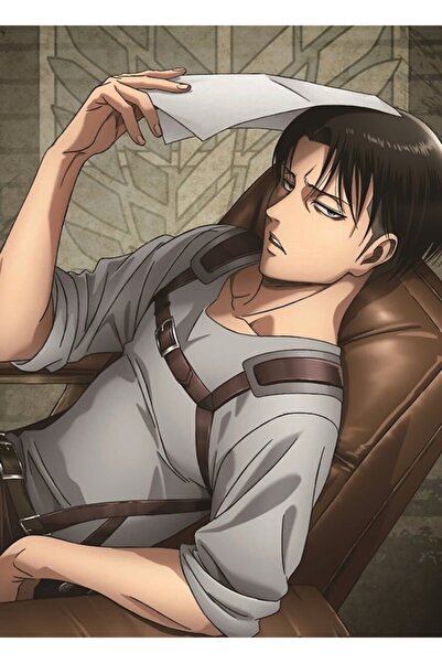 Universal Ξύλινη Αφίσα Τέχνης Titan Tablo για Διακόσμηση Anime_levi_attack Κω...