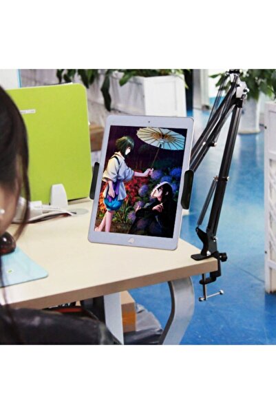 TEKNETSTORE Hareketli Masa Tablet-telefon Tutacağı Youtuber-twitch Yayıncı Standı
