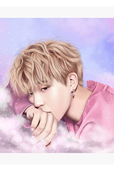 Universal Το "πίνακας ζωγραφικής " του Jimin " από ξύλο, διακοσμητική αφίσα, ...