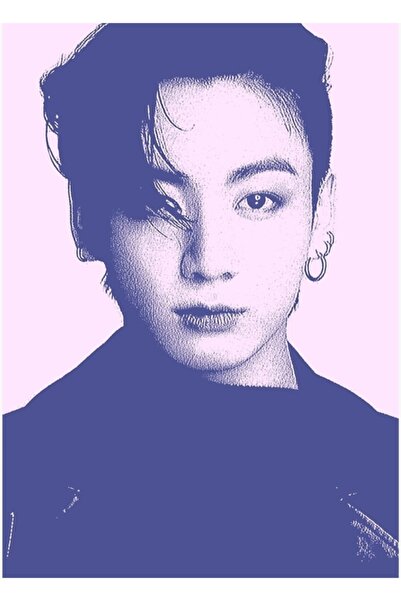 Universal Αφίσα Διπλού Τόνου [jungkook] Ξύλινη Αφίσα Ζωγραφικής Διακοσμητική ...