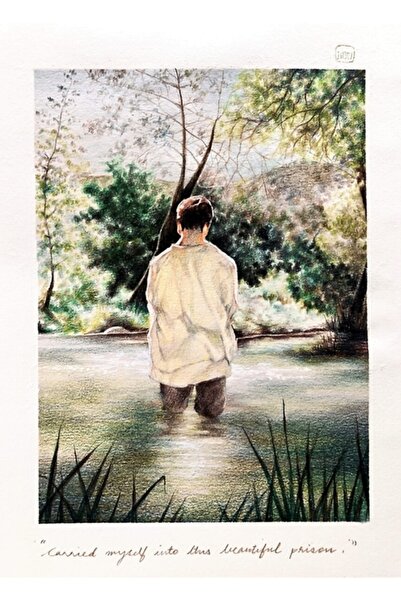 Universal Jungkook - Poster decorativ din lemn pentru tablou, cod 2853