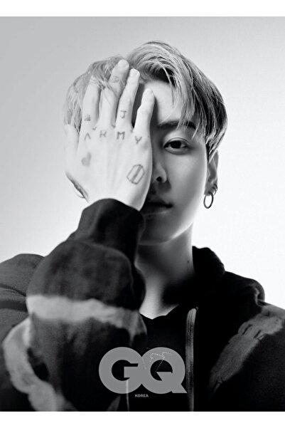 Universal Poster decorativ din lemn Jungkook Gq Cod4479