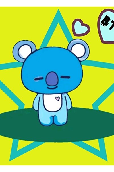 Universal Bt21 Baby Koya Ξύλινη Διακοσμητική Αφίσα Ζωγραφικής Κωδικός3943