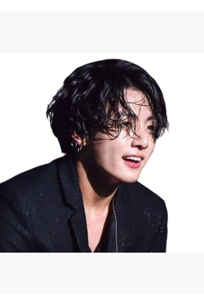 Universal Jungkook με μακριά μαλλιά, ξύλινη αφίσα ζεστού πίνακα, διακοσμητικό...