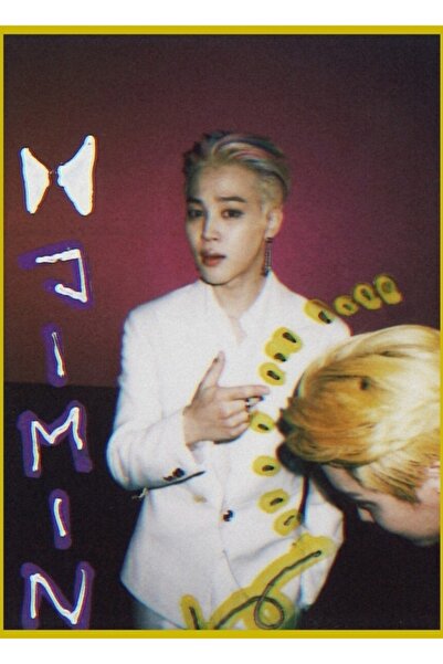 Universal Jimin Butter Polaroid Αισθητικός Πίνακας Ξύλινη Αφίσα Διακοσμητική ...