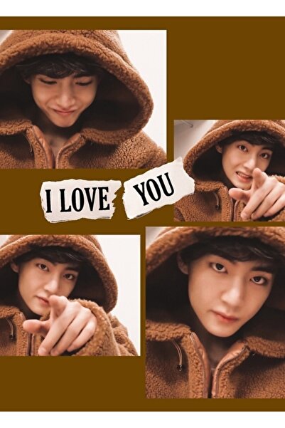 Universal Taehyung Brown Bear Αισθητικός πίνακας ζωγραφικής Ξύλινη αφίσα Διακ...