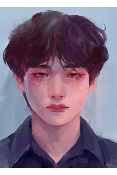 Universal Lacrima - Poster decorativ din lemn Taehyung Kod2888