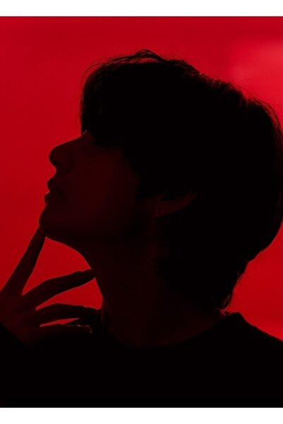 Universal Κιμ Ταεχιγίνγκ Φωτογραφική Συνεδρία / Ξύλινη Αφίσα με Μαύρα Μαλλιά ...