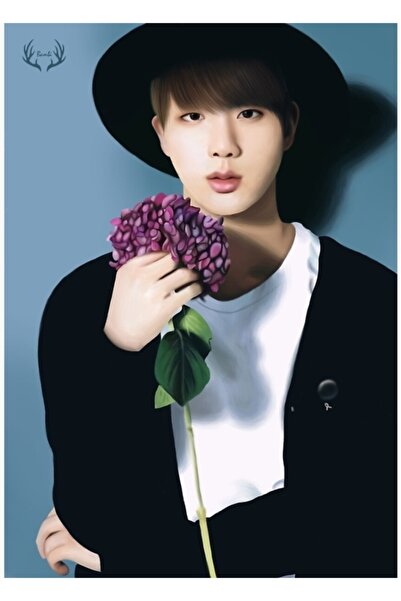 Universal Σειρά Jin Flower Ζωγραφική σε ξύλινη αφίσα Διακοσμητική Ξύλινη Αφίσ...