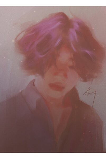 Universal Jungkook Fanart „Soft Boy” Tablo Poster decorativ din lemn Cod768