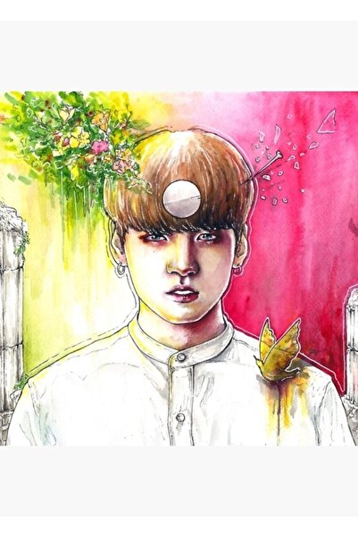 Universal Locuri |   Poster decorativ din lemn Jungkook Kod3137