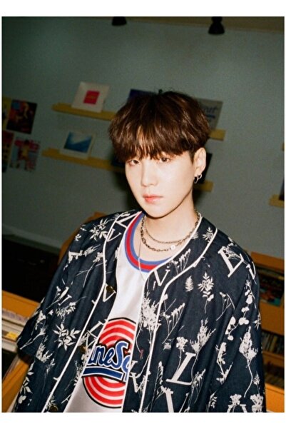 Universal Yoongi Ξύλινη Διακοσμητική Αφίσα Τέχνης Κωδικός5586