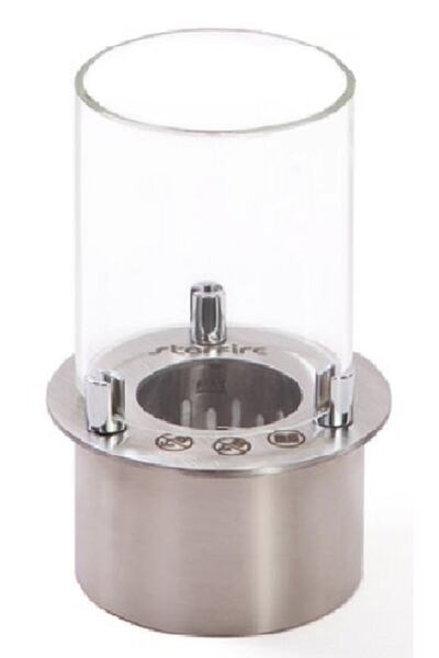 Starfire Yuvarlak Burner Camlı Bioethanol Şömine 12 Cm