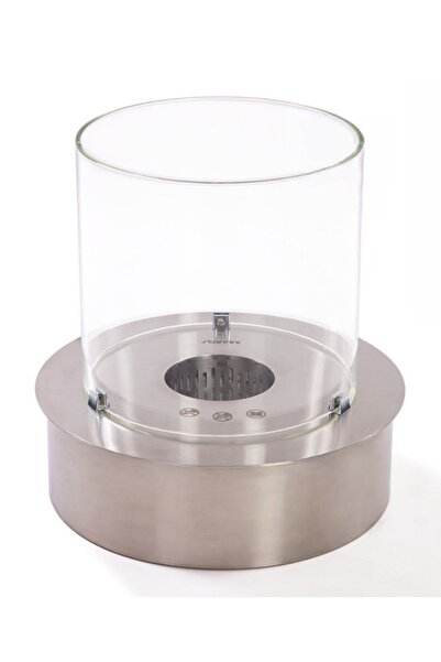 Starfire Yuvarlak Burner Camlı Bioethanol Şömine 40 Cm