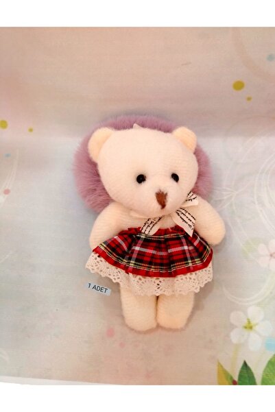 GÜLPEŞE 1 Adet Peluş Ayıcık Toka Topuz Tokası Simit Toka