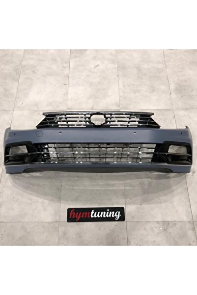 HYM TUNİNG Passat B8 R Line Ön Tampon + Panjur Seti 2015-2019 Arası Uyumlu Fu...