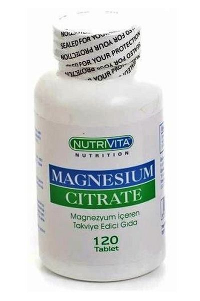 Nutrivita Nutrition 250 Mg Magnesium Citrate - 120 Tablets