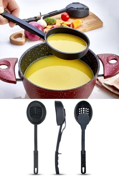 YDGR Ladle Colander Spoon 3-in-1 Serving Set