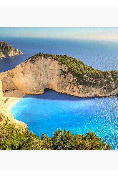 Universal Sunken Dark, Zakynthos Painting Wooden Poster Decorative