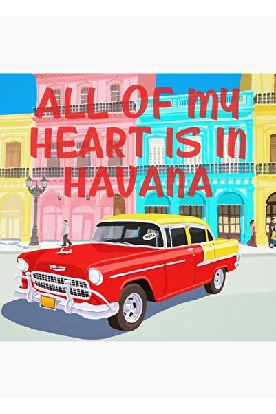 Universal Camila Cabello Havana Επιτραπέζια Ξύλινη Διακοσμητική Αφίσα