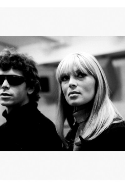 Universal Poster decorativ din lemn Velvet Underground Nico și Lou Reed