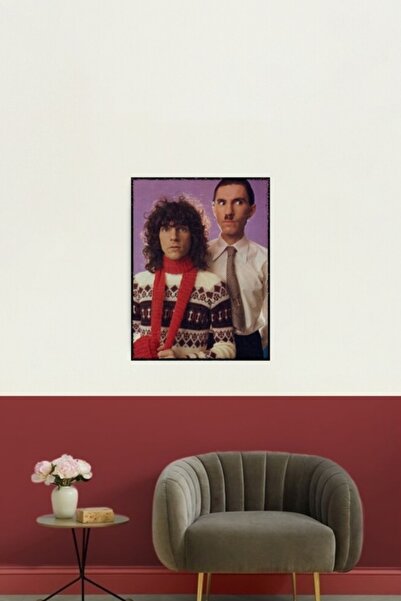 Universal Poster decorativ din lemn cu tablou cu duo pop rock american