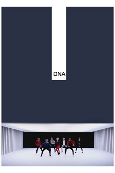 Universal Bts - Ξύλινη Διακοσμητική Αφίσα Πίνακα DNA Κωδικός4966