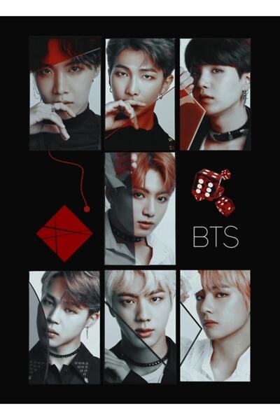 Universal Bts Bts Ιαπωνική Ξύλινη Αφίσα Ζωγραφικής Διακοσμητική Ξύλινη Αφίσα ...