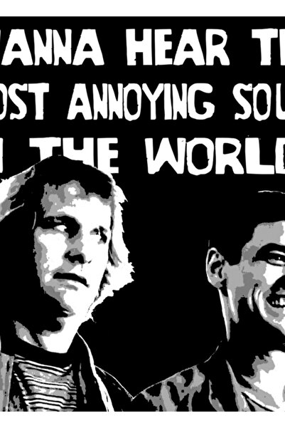 Universal Disturbing Sound Table Wooden Poster Decorative