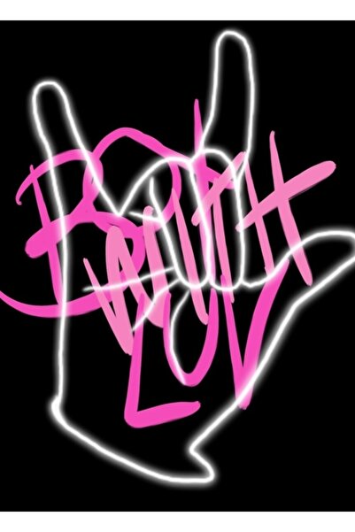 Universal Luv Tablo Poster decorativ din lemn Bts Copii Cod6096