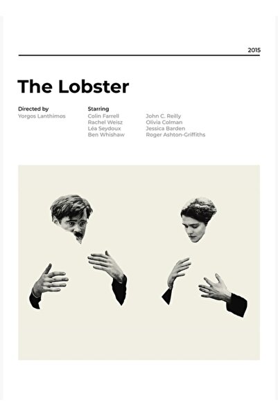 Universal Ο Αστακός - - Γιώργος Λανθίμος Ξύλινη Διακοσμητική Αφίσα Ζωγραφικής