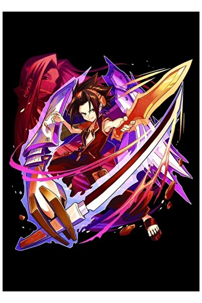 Universal Shaman King III Ξύλινη Διακοσμητική Αφίσα Ζωγραφικής