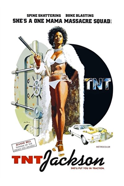 Universal Poster decorativ din lemn Tnt Jackson