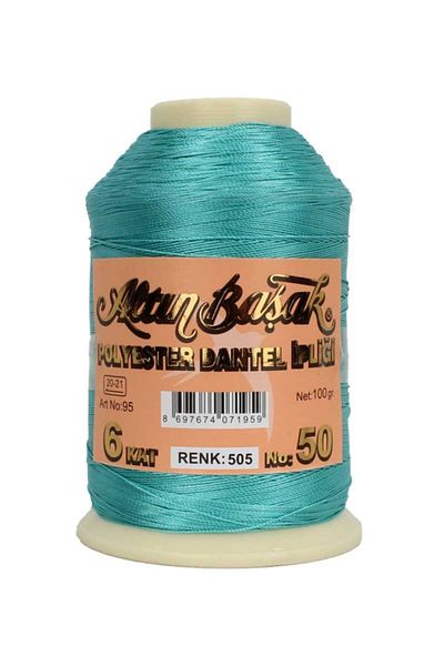 Altınbaşak Ață de dantelă din poliester 100 Gr Culoare 505