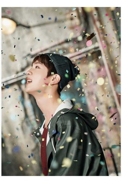 Universal BTS Ποτέ δεν περπατάς μόνος (δεξιά) Πίνακας Ξύλινη Αφίσα Διακοσμητι...