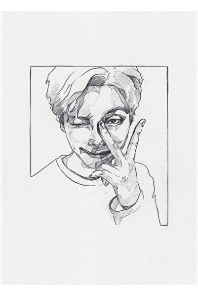 Universal BTS - Ξύλινη Διακοσμητική Αφίσα Τραπεζιού Rm/ Namjoon Κωδ.3214