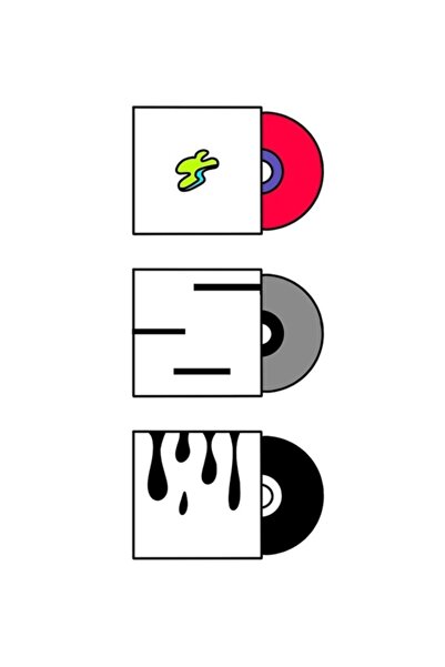 Universal Bts Rapline Casete Mixte Poster din Lemn Decorativ Cod1148