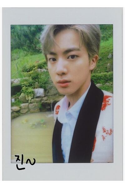 Universal Poster decorativ din lemn Bts Polaroid Jin Tablo Cod3433