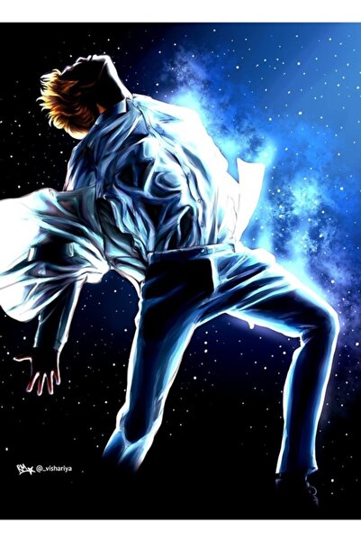 Universal Lumină de stea - Bts Jimin Artă pentru fani Tablou Poster din lemn ...