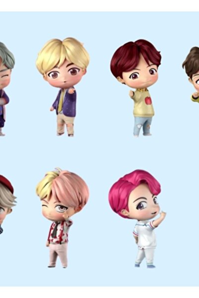 Universal Poster decorativ din lemn cu personaje din Casa BTS Cod3437